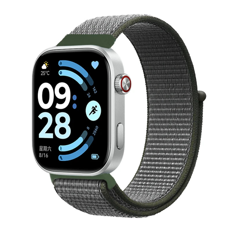 Bracelet de remplacement en nylon respirant pour Redmi Watch 6 5 4, accessoires de sport, sangle Correa pour la série Redmi Watch