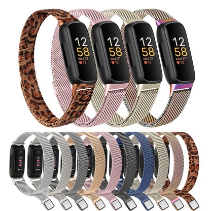 Bracelet à boucle magnétique en métal pour Fitbit Inspire 3, Bracelet de montre en acier inoxydable pour Fitbit Inspire 3