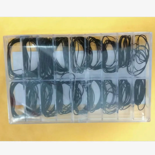 Assortiment d'anneaux toriques en caoutchouc de 0,5 mm et 0,6 mm, 18 tailles, joints étanches pour fond de boîtier de montre, pour horlogers T2516