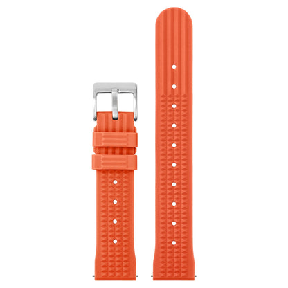 FKM bracelet de montre gaufré en caoutchouc 20mm 22mm bracelet en caoutchouc fluoré plongeur universel étanche confortable sport bracelets de montre à dégagement rapide