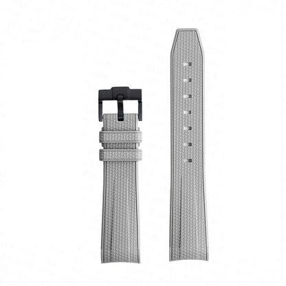 Bracelet de montre en caoutchouc et Silicone, 20mm, pour Omega X Swatch Joint MoonSwatch, pour Seamaster 300, pour hommes et femmes, extrémité incurvée
