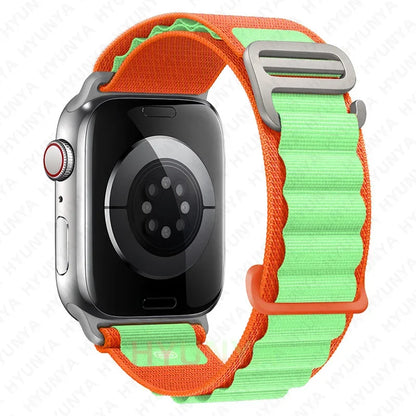 Cinturino per Apple Watch, bracciale alpino per cinturino Apple Watch Ultra 2 3, cinturino 45mm 49mm 42mm 46mm 44mm 41mm 40mm, cinturino Iwatch serie 11 9 8 7 SE 10
