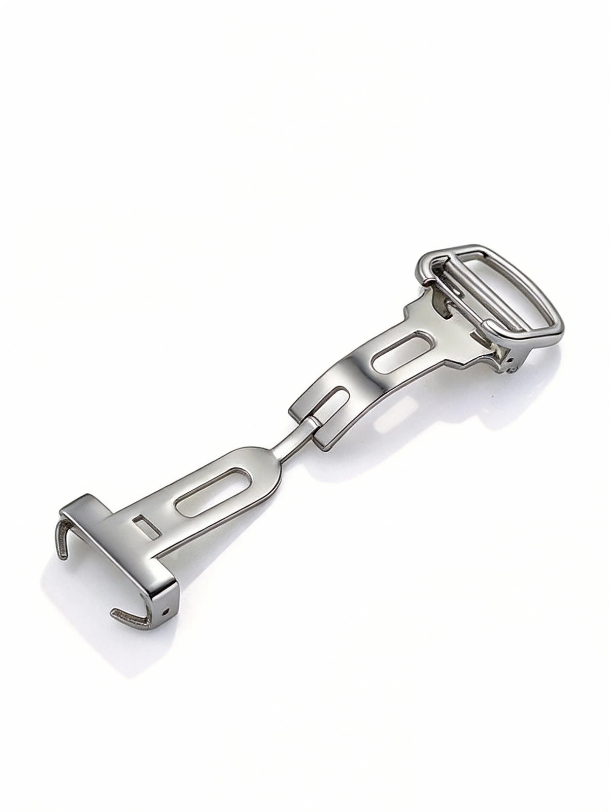 Pour fermoir déployant Cartier 12mm 14mm 16mm 18mm, boucle de montre en acier inoxydable de remplacement, compatible avec les bracelets à boucle simple et double.