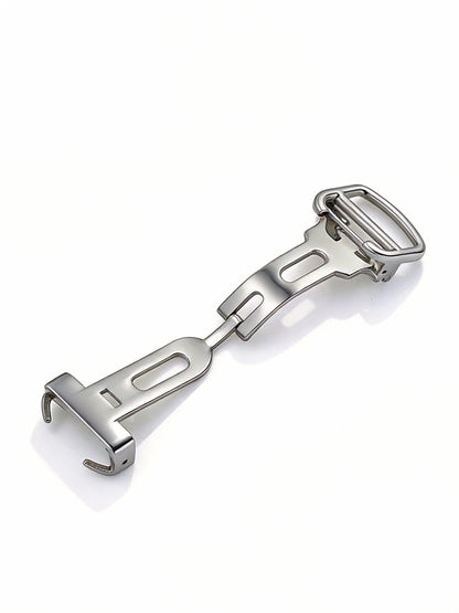 Pour fermoir déployant Cartier 12mm 14mm 16mm 18mm, boucle de montre en acier inoxydable de remplacement, compatible avec les bracelets à boucle simple et double.