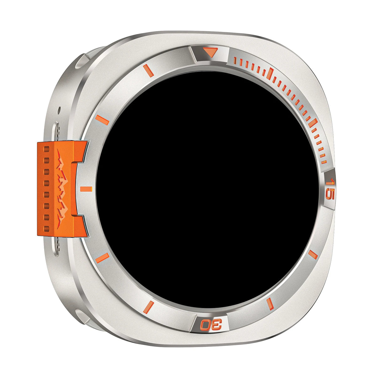 Funda protectora integral de metal para reloj Samsung Ultra de 47 mm, motivo de montaña, ideal para deportes de aventura al aire libre
