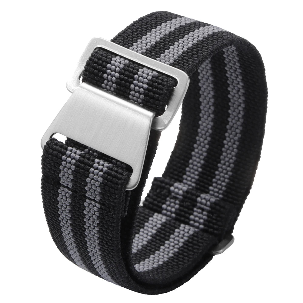 Bracelets de montre en Nylon 18/20/22mm, Parachute élastique respirant, respectueux de la peau, pour Rolex Water Ghost pour Omega pour Bracelet Tudor