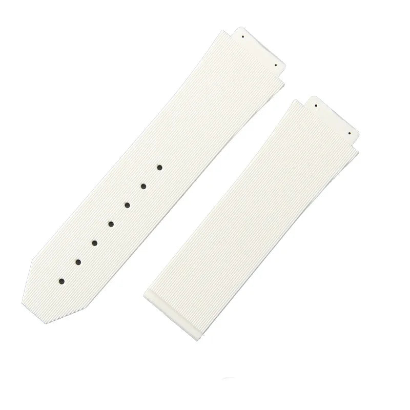 For Hublot BIGBANG Classic Fusion Leather Silicone Rubber Suede Watch Strap Dedicated Interface Lug System Band 26*19mm Bracelet