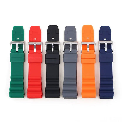 Bracelet de montre en Silicone, 20mm 22mm, pour Rolex SUBMARINER, étanche, pour plongée, Seiko SKX007 SRP777J1, Bracelet de sport pour citoyen