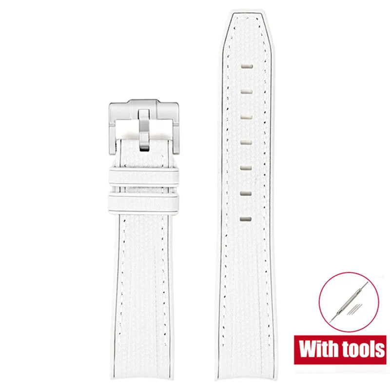 Diving Strap for Omega X Swatch, 20mm, MoonSwatch Joint, for Men and Women, Peripheral, Curved End, TPU Rubber Strap for Rolex, Watch Strap Tools