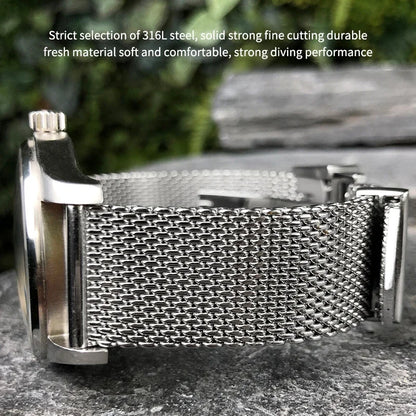 Bracelet de montre en acier inoxydable de haute qualité, 20mm 22mm, adapté à IWC Big Pilot Portfino Mark ⅩⅧ, bracelet de montre en argent massif