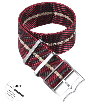 Bracelet de Montre Nato en Nylon - Boucle Argent ou Rose Gold