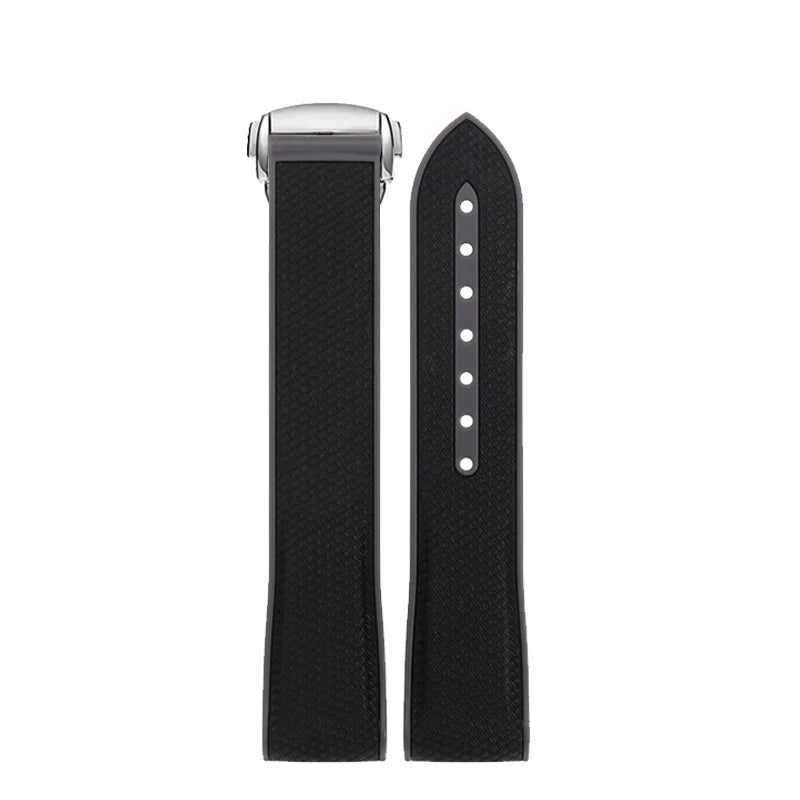 Cinturino curvo da 20 mm per Omega X Swatch Joint MoonSwatch, cinturino in silicone sportivo con fibbia deployante per Seamaster 300