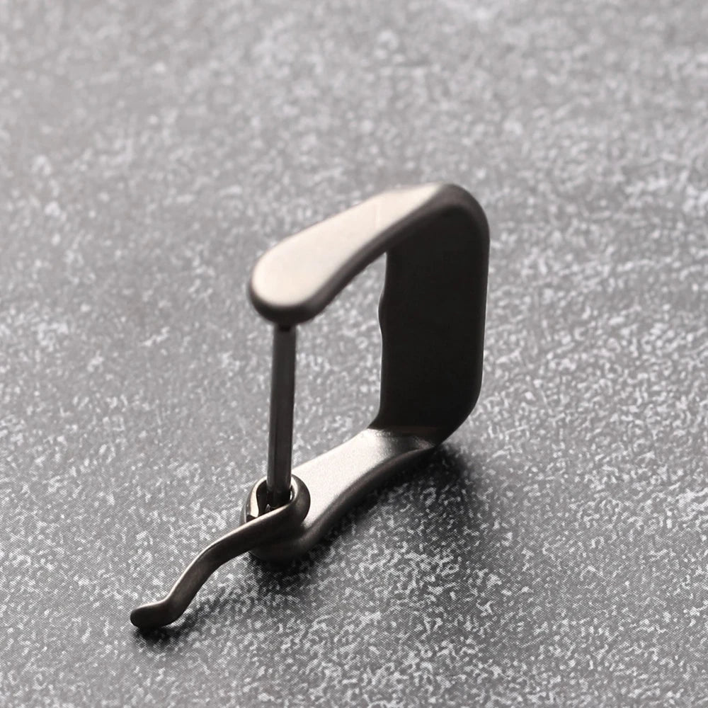 Fibbia in titanio ad alta resistenza 18MM 20MM, fibbia non in acciaio inossidabile, fibbia opaca spazzolata, accessori fibbia per cinturino in vera pelle