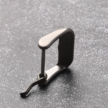 Fibbia in titanio ad alta resistenza 18MM 20MM, fibbia non in acciaio inossidabile, fibbia opaca spazzolata, accessori fibbia per cinturino in vera pelle