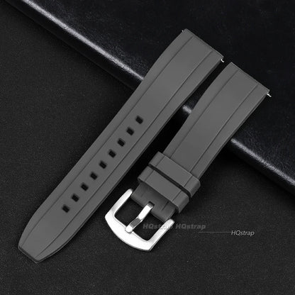 Cinturino per orologio in silicone di alta qualità, cinturino in gomma a sgancio rapido 20mm 22mm, bracciale di ricambio, accessori per donne e uomini