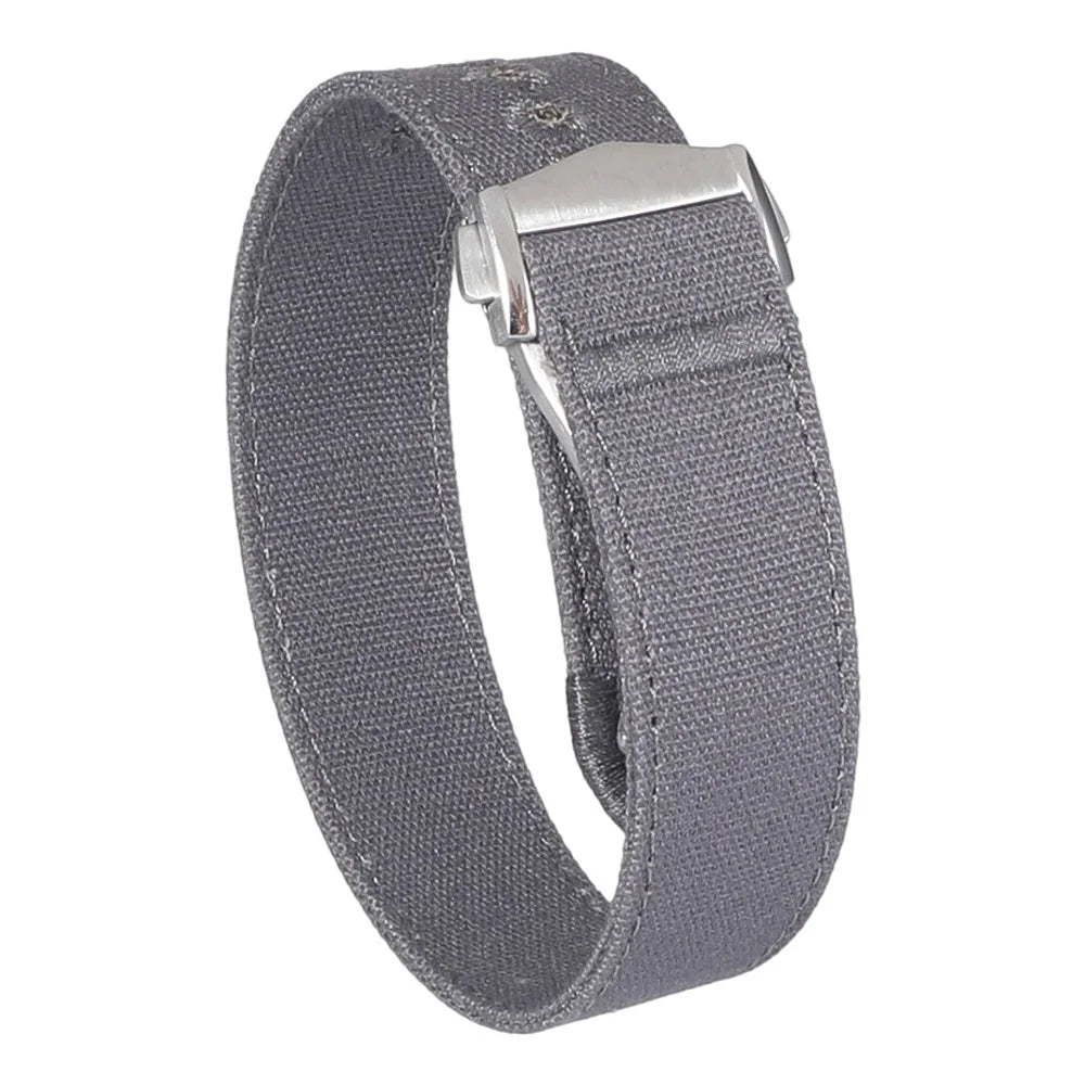 Bracelet de montre en nylon premium avec fermoir déployant 20mm 22mm, bracelet de montre en toile brodée avec trou, boucle pliante pour Omega