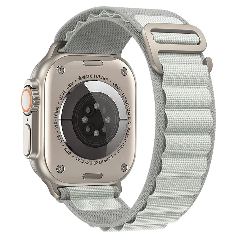 Bracelet à boucle alpine pour Apple watch Ultra 3 2 bandes 49mm 45mm 44mm 40mm 41mm 46mm 42mm Bracelet iWatch série 11 10 SE 9 8 7 6 5 4