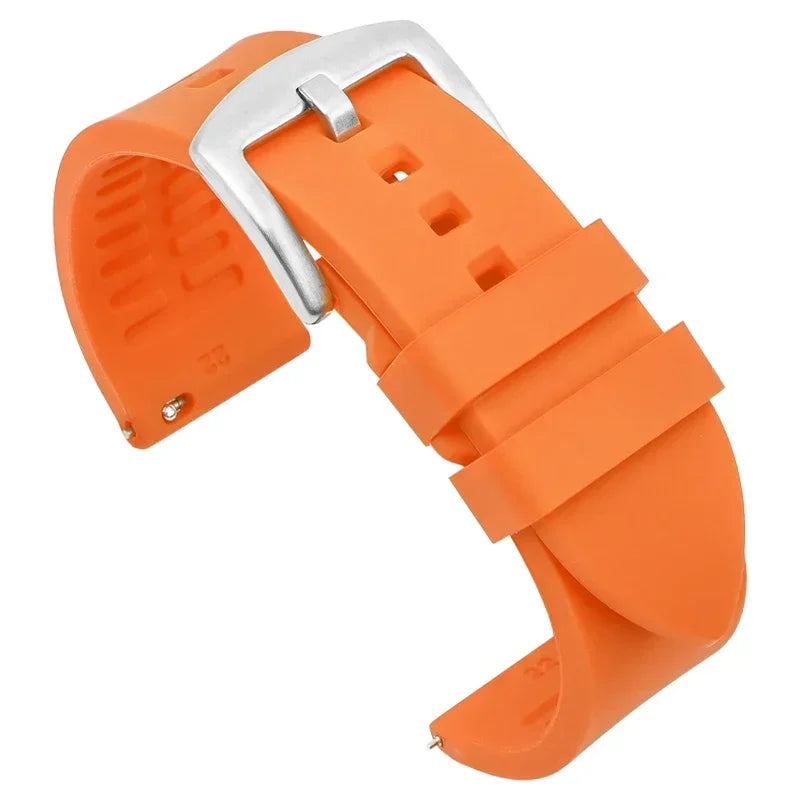 Silicone Watch Strap 18mm 19mm 20mm 21mm 22mm 24mm Waterproof Sport Band for Men for Rolex for Seiko Watch Replacement Strap