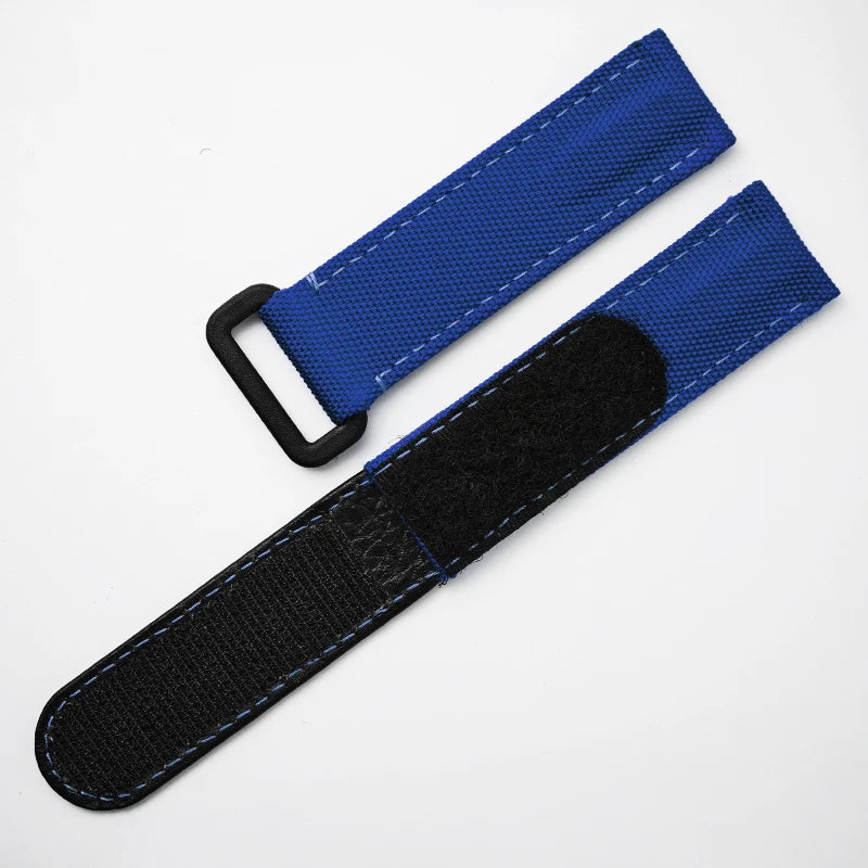 Nylon Fabric Watch Strap, 20mm, Magic Tape, Velcro, for IWC Omega Hamilton Khaki Seiko SKX 5 Certina MIDO Tissot Breitling
