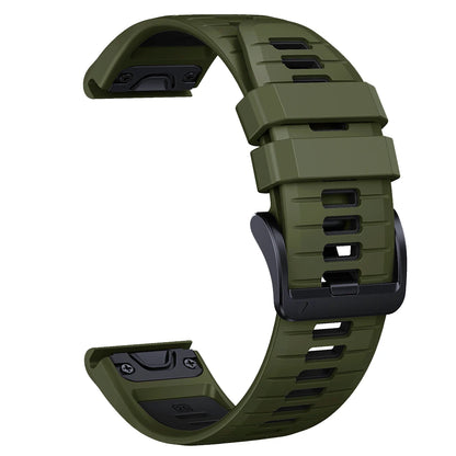 Bracelet en silicone QuickFit 22mm 26mm pour Garmin Fenix 8Pro 7 7X 6X Pro 5X Plus Epix Gen2 Enduro 3 2, bracelet de montre souple à libération rapide
