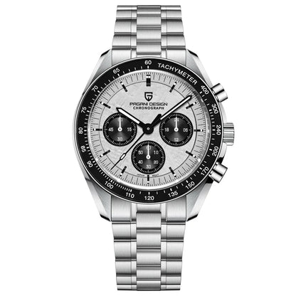 Orologio da uomo 40mm Cronografo al quarzo - PAGANI DESIGN Date AR Sapphire Sport