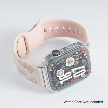 Bracelet + case for Huawei Watch Fit 4 / 4 Pro, TPU protective case, floral sport strap for Huawei Fit 4 4pro 3