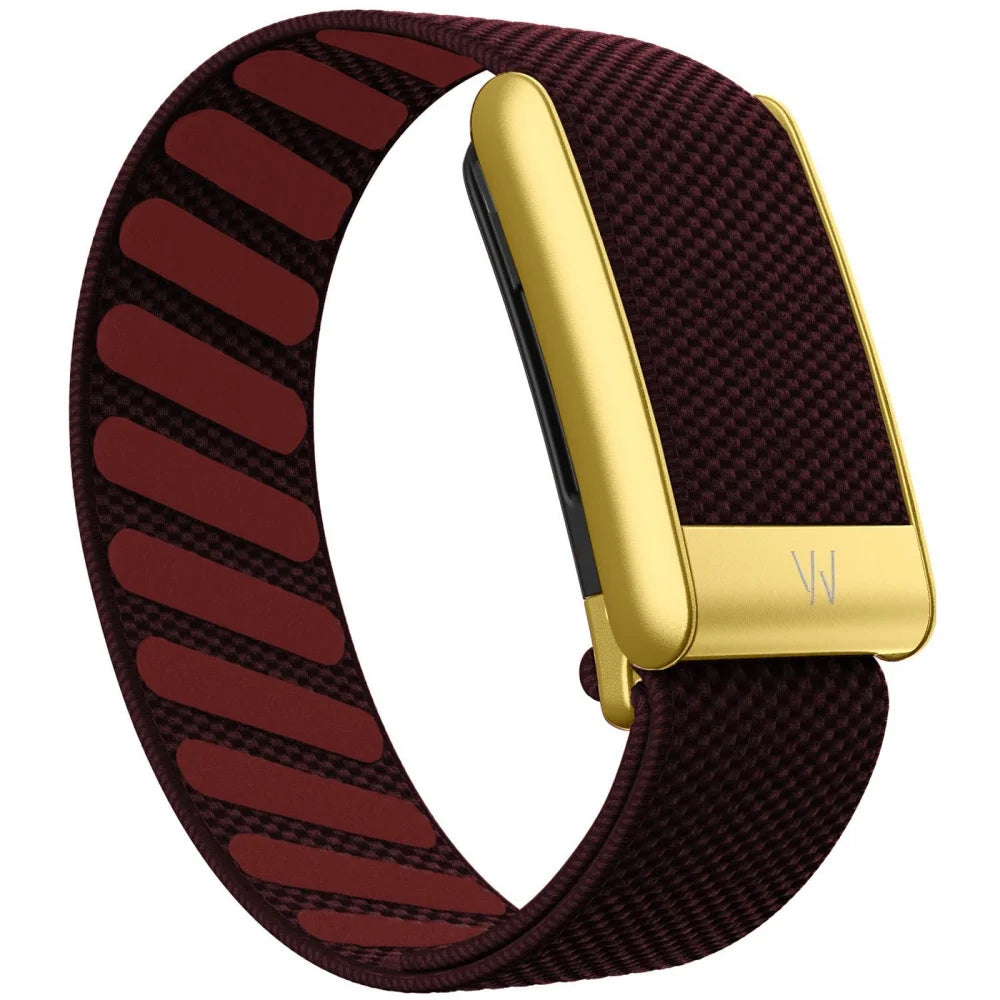 Black, Silver, and Gold Bracelet for Whoop 5.0 Mg, Bracelet with W Logo, Elastic Woven Nylon Band, Sport Replacement Straps for Whoop