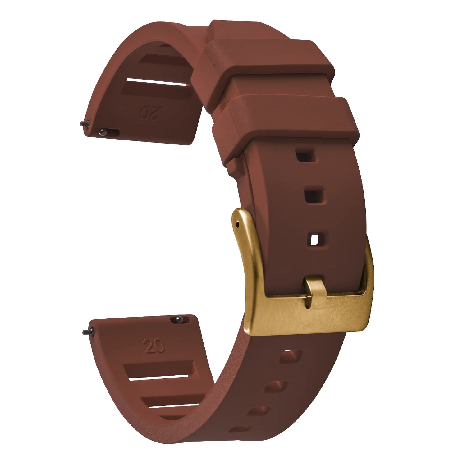 Bracelet de montre en caoutchouc fluoré FKM de qualité supérieure, à dégagement rapide, 20 mm 22 mm, bracelet de plongée souple et étanche, bracelet de remplacement pour montre