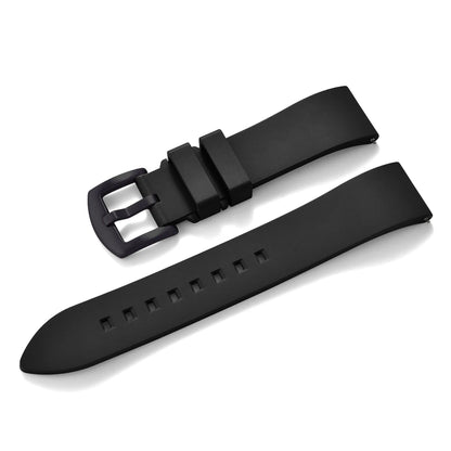 Quick Release Classic Fluoro Rubber Watch Straps, 18-19-20-21-22-23-24mm, FKM FPM, For Any Brand, Diving Watch Bands
