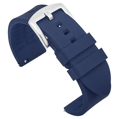 Silicone Watch Strap 18mm 19mm 20mm 21mm 22mm 24mm Waterproof Sport Band for Men for Rolex for Seiko Watch Replacement Strap