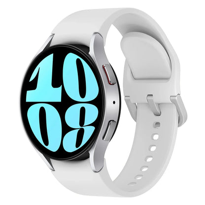 Bracelet en Silicone pour Samsung Galaxy watch 6 4 Classic, 47mm 43mm 46mm, bracelet de remplacement original incurvé pour montre 7 6 5 4 40mm 44mm