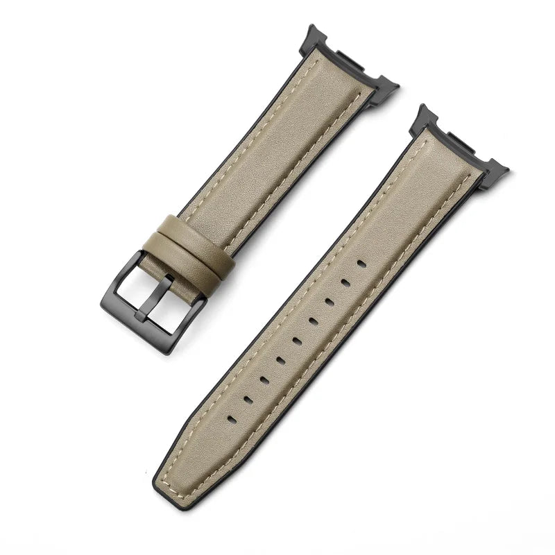 Leather Strap for Samsung Galaxy Watch 8 40 44mm /8 Classic 46mm, Sports Strap for Galaxy Ultra 2026 9 47mm, Professional Style