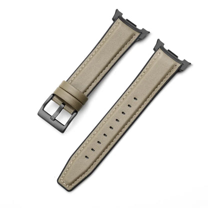 Leather Strap for Samsung Galaxy Watch 8 40 44mm /8 Classic 46mm, Sports Strap for Galaxy Ultra 2026 9 47mm, Professional Style
