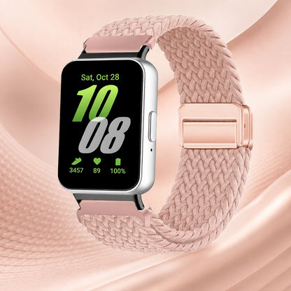 Cinturino intrecciato Solo Loop per Samsung Galaxy Fit 3, accessori, cinturino di ricambio sportivo regolabile in nylon per bracciale Galaxy Fit3