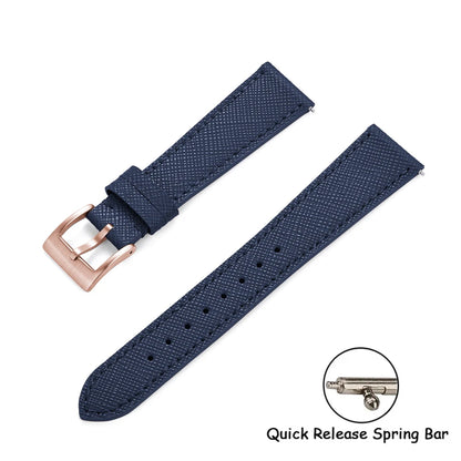 Cinturini per orologi in pelle di vitello di qualità cinturini per orologi in pelle Saffiano 18/19/20/21/22/23/24mm cinturini accessori per orologi