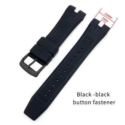Bracelet de montre en caoutchouc et silicone de haute qualité, 24mm, pour CITIZEN AW1475 1476 1477 CA4154 4155 4156 4278, bracelet de montre de sport durable pour hommes