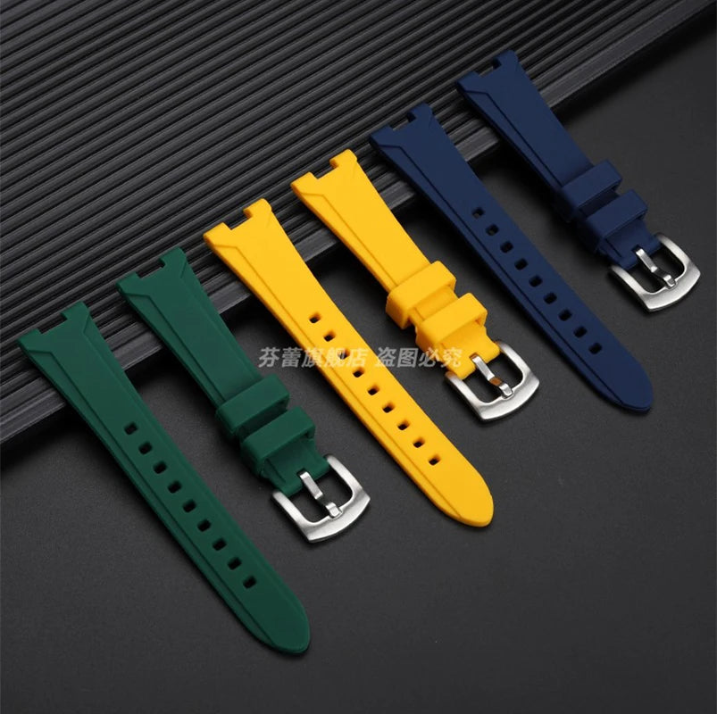 CITIZEN NJ0150/NJ0151 - Cinturino in gomma per orologio da uomo, serie Closer Color, cinturino centrale resistente all'acqua, cinturino in silicone impermeabile modificato, 22