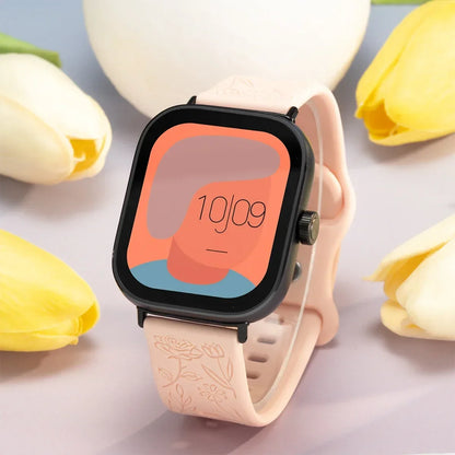 Carved Strap for Redmi Watch 6 5 4, Magnetic Silicone Bracelet for Redmi Watch 5 Active 3 Lite 5 Lite 3 Active