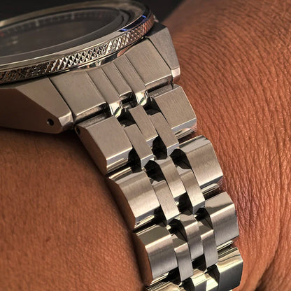 Seiko Samurai Watch SRPE37/SRPF09K/SRPB99 Stainless Steel Replacement Five-Bead Bracelet