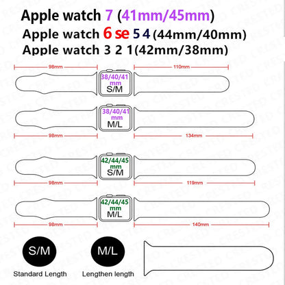 Bracelet en Silicone pour bracelets de montre Apple 46mm 44mm 45mm 40mm 41mm 42mm, Bracelet de Sport Correa iWatch série 11 10 9 SE 8 7 6 5