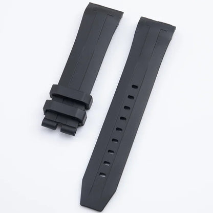 Cinturino per orologio in gomma morbida da 22 mm, per Tissot Sea Star T120, cinturino in silicone curvo, impermeabile, per immersione, fibbia a farfalla T120417A