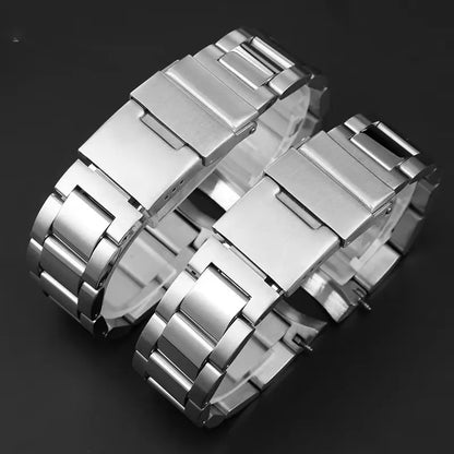 Cinturino in acciaio inossidabile di alta qualità per Longines HydroConquest Conquest L3.781 782 642, argento massiccio 21mm