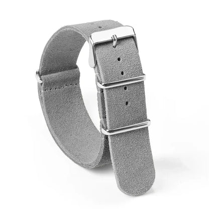 Bracelet en cuir suédé 22mm 20mm, universel pour Seiko, pour Samsung Galaxy Watch 5 4 3, bracelets de remplacement