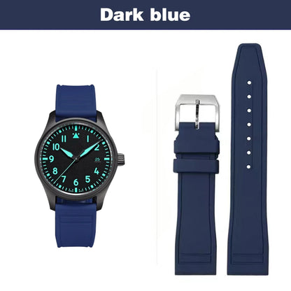 Bracelet de montre en caoutchouc pour IWC Pilot, petit Prince portugais, 20 21 22, accessoires de montre, bracelet à dégagement rapide pour hommes et femmes