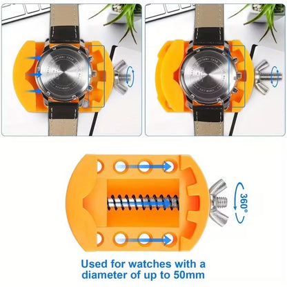 4 kits de remplacement de piles de montre professionnels, idéaux pour les horlogers et les amateurs, dissolvant de couverture arrière de montre