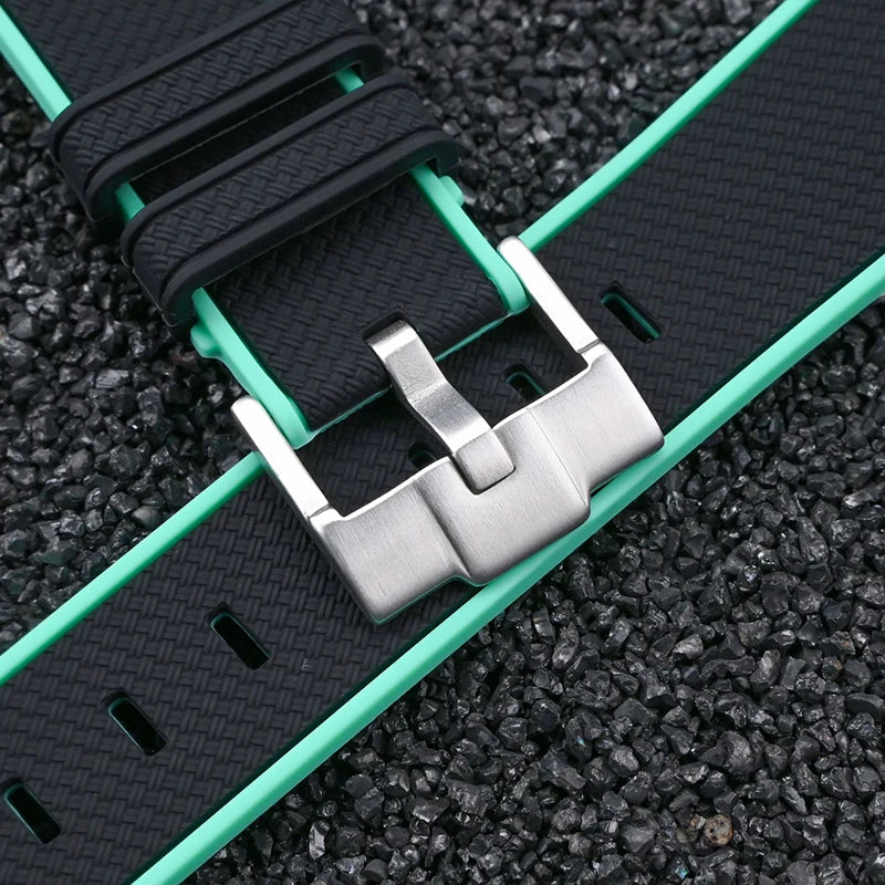 Cinturino per orologio da 20 mm per Omega x Swatch MoonSwatch - Gomma / Curvo / Sgancio rapido - 1 pezzo