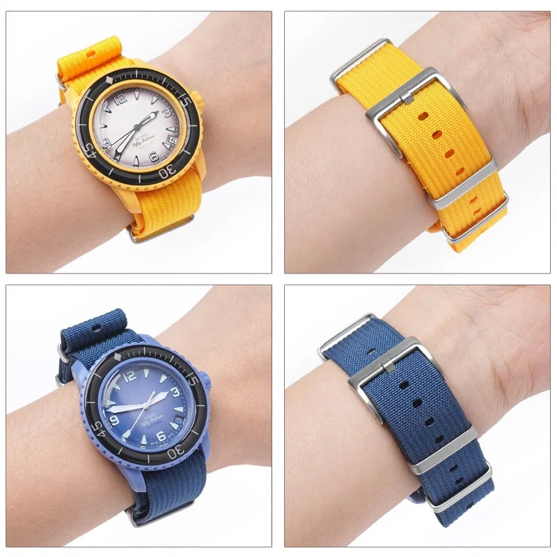 Bracelet de montre en Nylon otan de qualité supérieure pour OMEGA 18mm 20mm 22mm 24mm, pour SEIKO, Bracelet de montre militaire décontracté, Bracelet de Sport de l'armée