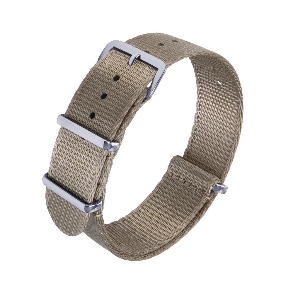 Nouveau Sangles de ceinture de sécurité en Nylon 20mm 22mm Type universel sport pour nouveau matériel bracelets de montre en Nylon Oula