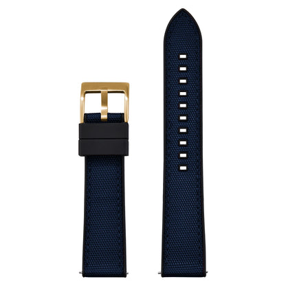 Bracelet de montre FKM en Nylon hybride de haute qualité 20mm 22mm bracelets de montre en caoutchouc fluoré en Nylon à dégagement rapide pour chaque marque montres de plongée