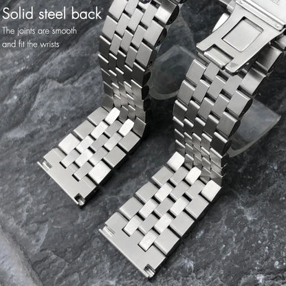 Bracelet de montre en acier inoxydable à extrémités courbes de 18 mm, 19 mm, 20 mm, 21 mm, 22 mm pour Tudor Black Bay GMT SEIKO 5 SKX, outils de montage inclus